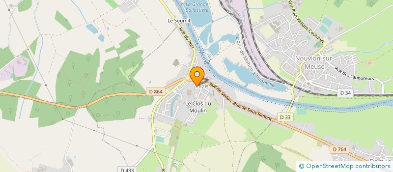 localisation de l'entreprise MADAME KARINE CHEMIN  FLIZE