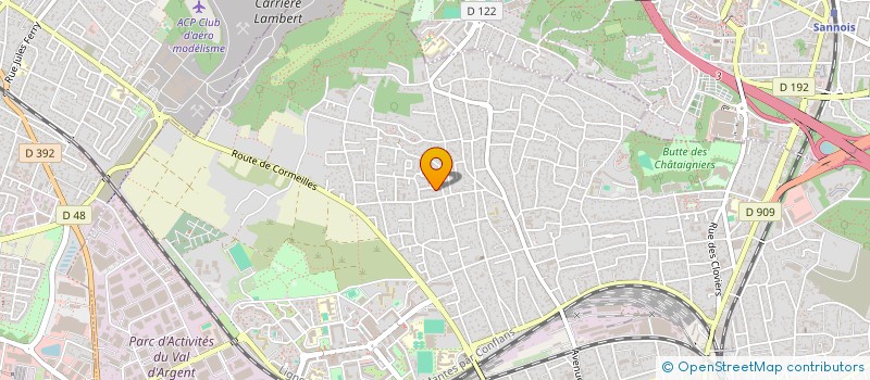 localisation de l'entreprise MADAME KARINE CHENAL  ARGENTEUIL