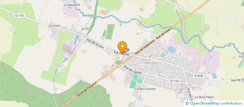 localisation de l'entreprise MADAME KARINE CHESNEAU  RENAZE