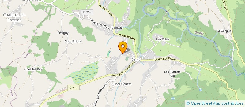 localisation de l'entreprise MADAME KARINE CHRISTOLLET  CUSY