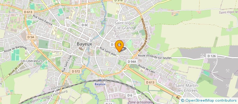 localisation de l'entreprise MADAME KARINE COCHARD  BAYEUX