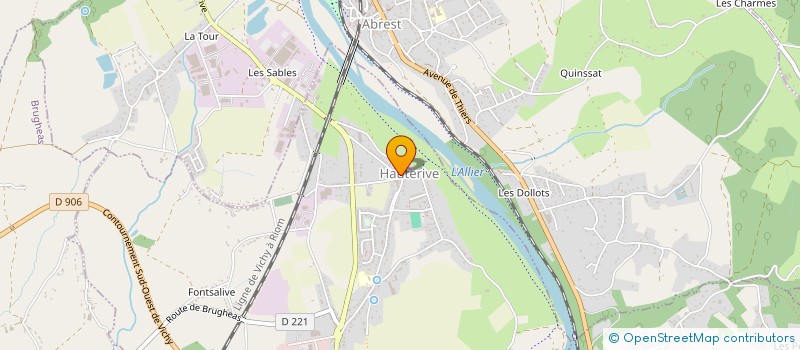 localisation de l'entreprise MADAME KARINE COGNET à HAUTERIVE