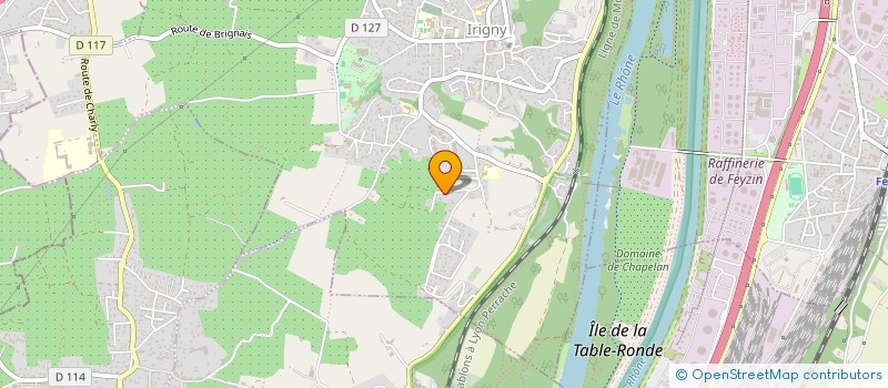 localisation de l'entreprise MADAME KARINE COIRON  IRIGNY