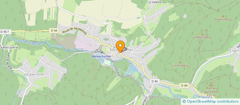 localisation de l'entreprise MADAME KARINE COLLINGRO  ABRESCHVILLER