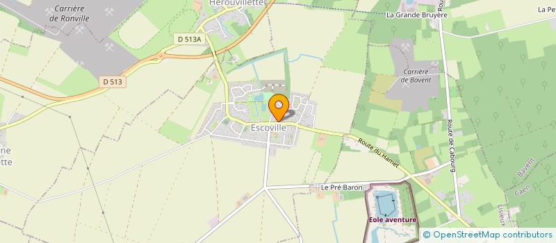 localisation de l'entreprise MADAME KARINE COMTE  ESCOVILLE