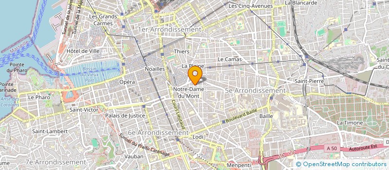 localisation de l'entreprise MADAME KARINE CONDAMIN-CHEINET  MARSEILLE