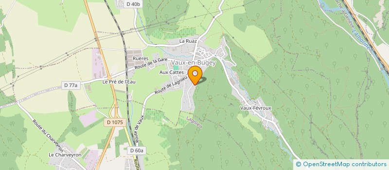 localisation de l'entreprise MADAME KARINE CONVERT  VAUX-EN-BUGEY