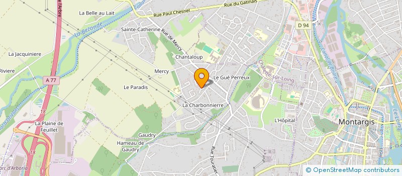 localisation de l'entreprise MADAME KARINE COQUARD à PANNES