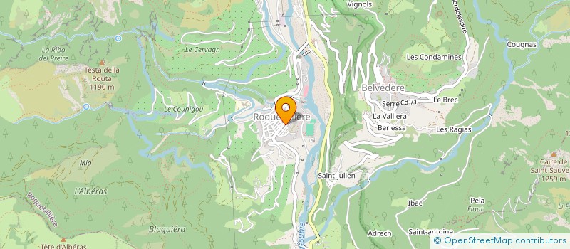 localisation de l'entreprise MADAME KARINE CORNILLON  ROQUEBILLIERE