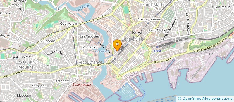 localisation de l'entreprise MADAME KARINE CORRE à BREST