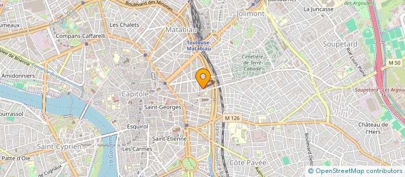 localisation de l'entreprise MADAME KARINE COTTIN  TOULOUSE