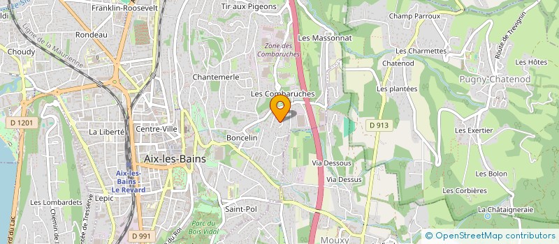 localisation de l'entreprise MADAME KARINE CRACOWSKI à AIX-LES-BAINS
