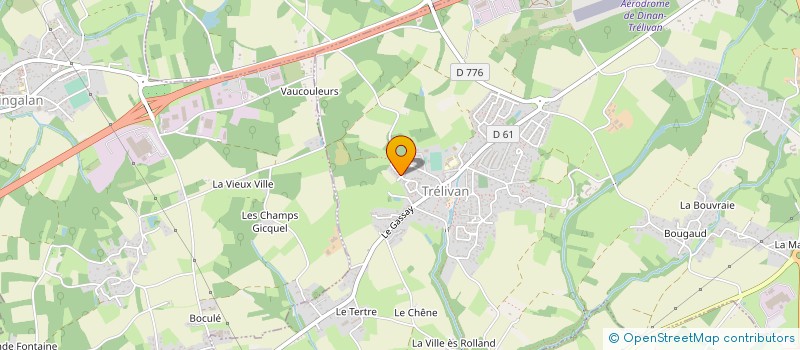 localisation de l'entreprise MADAME KARINE CROSNIER  TRELIVAN