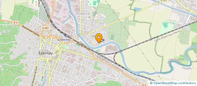 localisation de l'entreprise MADAME KARINE CZORNY  EPERNAY