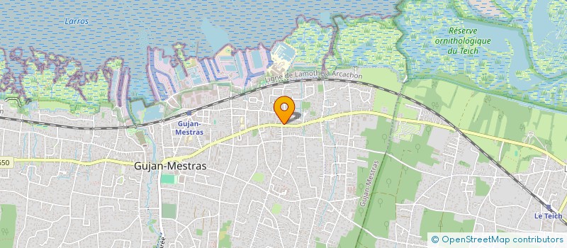 localisation de l'entreprise MADAME KARINE D'ALMEIDA  GUJAN-MESTRAS