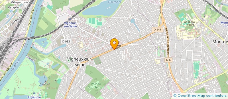 localisation de l'entreprise MADAME KARINE D AMBRA à VIGNEUX-SUR-SEINE