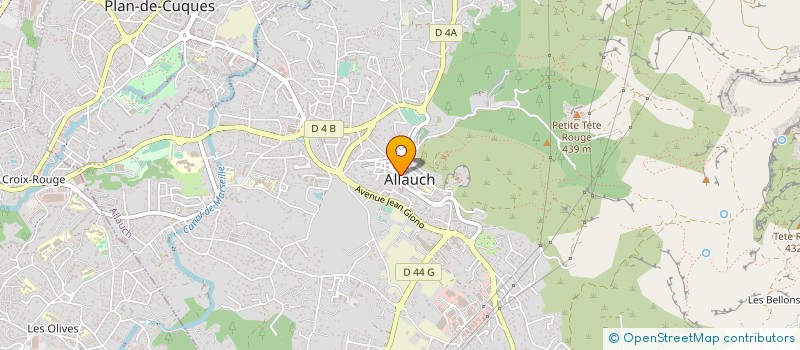 localisation de l'entreprise MADAME KARINE D'AURIA  ALLAUCH