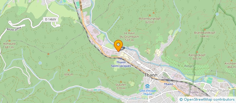 localisation de l'entreprise MADAME KARINE DA CONCEICAO SILVA  THANN