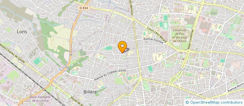 localisation de l'entreprise MADAME KARINE DA SILVA  BILLERE