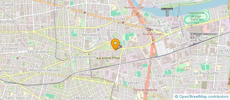 localisation de l'entreprise MADAME KARINE DAHAN  VILLEURBANNE