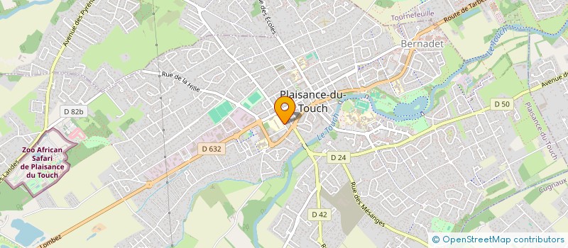 localisation de l'entreprise MADAME KARINE DARTIAILH  PLAISANCE-DU-TOUCH