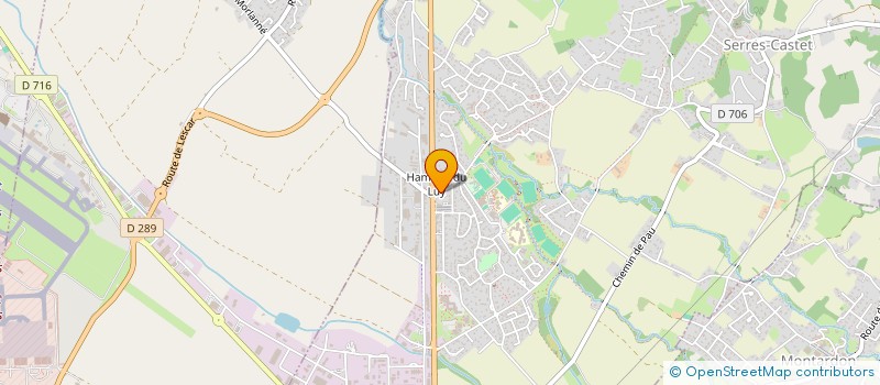 localisation de l'entreprise MADAME KARINE DAUGENE  SERRES-CASTET