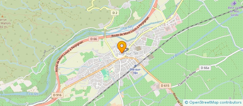 localisation de l'entreprise MADAME KARINE DAUMAL  ILLE-SUR-TET