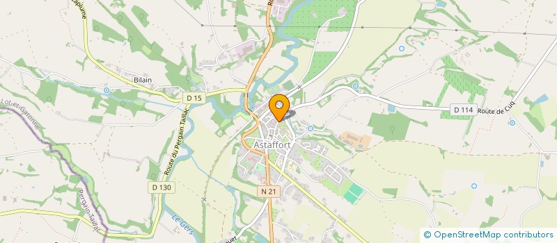 localisation de l'entreprise MADAME KARINE DE MARCHI  ASTAFFORT