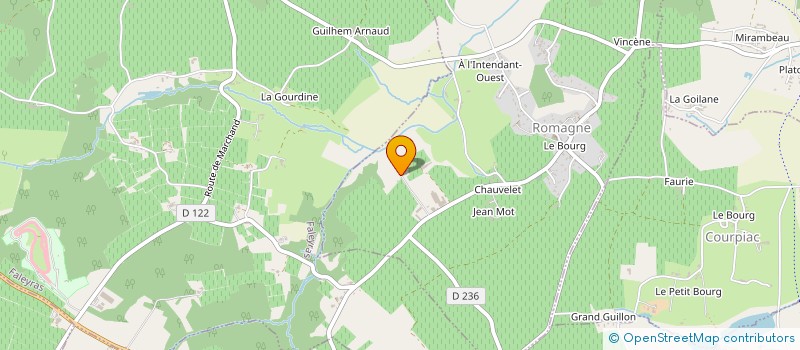 localisation de l'entreprise MADAME KARINE DE MATOS  ROMAGNE