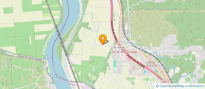 localisation de l'entreprise MADAME KARINE DE MELLO  MORNAS