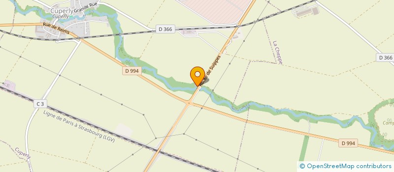 localisation de l'entreprise MADAME KARINE DEBERTRAND  CUPERLY