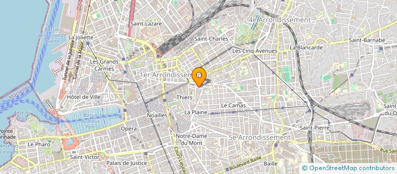 localisation de l'entreprise MADAME KARINE DEBIERRE  MARSEILLE