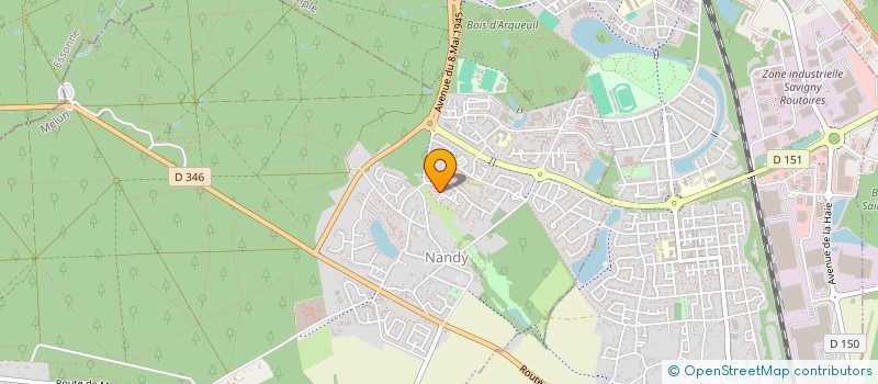 localisation de l'entreprise MADAME KARINE DEBUT  NANDY