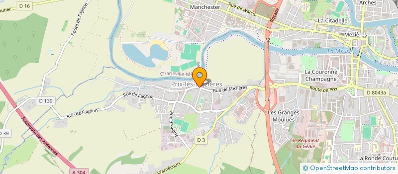 localisation de l'entreprise MADAME KARINE DECROUY  PRIX-LES-MEZIERES