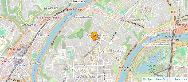 localisation de l'entreprise MADAME KARINE DEFILHES  CALUIRE-ET-CUIRE