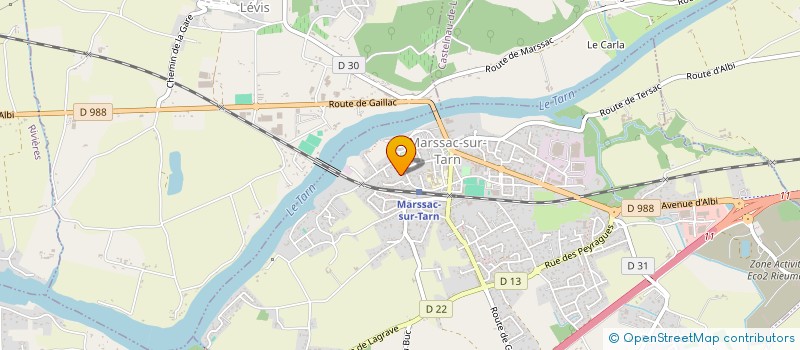 localisation de l'entreprise MADAME KARINE DEJEAN  MARSSAC-SUR-TARN