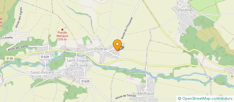 localisation de l'entreprise MADAME KARINE DELAGE  LES DEUX-RIVES