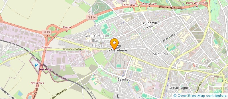localisation de l'entreprise MADAME KARINE DELAHAYE à CAEN