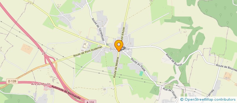 localisation de l'entreprise MADAME KARINE DELAMARE  BOURNEVILLE-SAINTE-CROIX