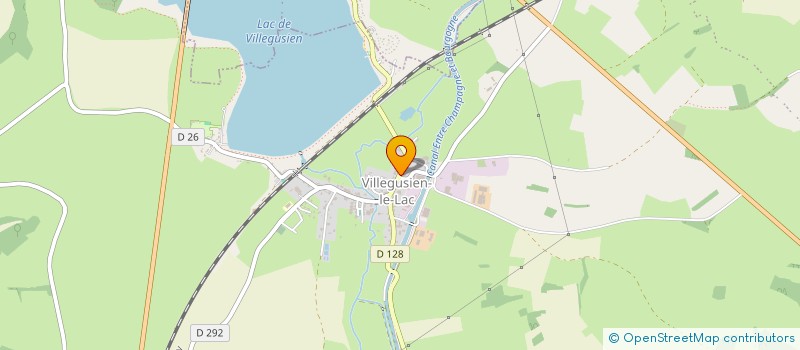 localisation de l'entreprise MADAME KARINE DELAULLE à VILLEGUSIEN-LE-LAC