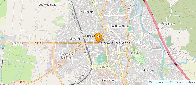localisation de l'entreprise MADAME KARINE DELCELIER à SALON-DE-PROVENCE