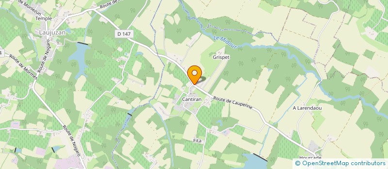 localisation de l'entreprise MADAME KARINE DELCEY  CAUPENNE-D'ARMAGNAC