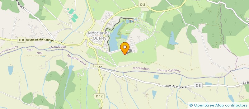 localisation de l'entreprise MADAME KARINE DELCROS  MONCLAR-DE-QUERCY