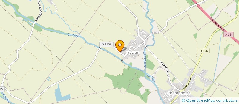 localisation de l'entreprise MADAME KARINE DELFORGE  TRECLUN