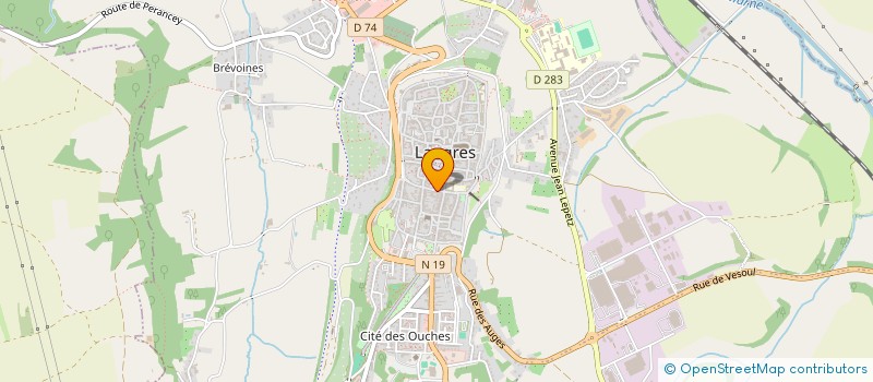 localisation de l'entreprise MADAME KARINE DELIN à LANGRES
