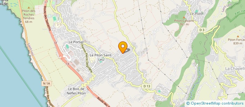 localisation de l'entreprise MADAME KARINE DELLA-NEGRA  SAINT-LEU