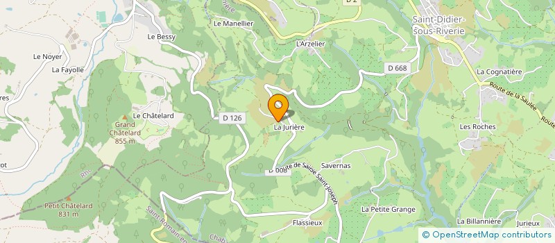 localisation de l'entreprise MADAME KARINE DELORME  CHABANIERE