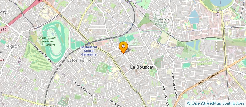 localisation de l'entreprise MADAME KARINE DELPEU à LE BOUSCAT