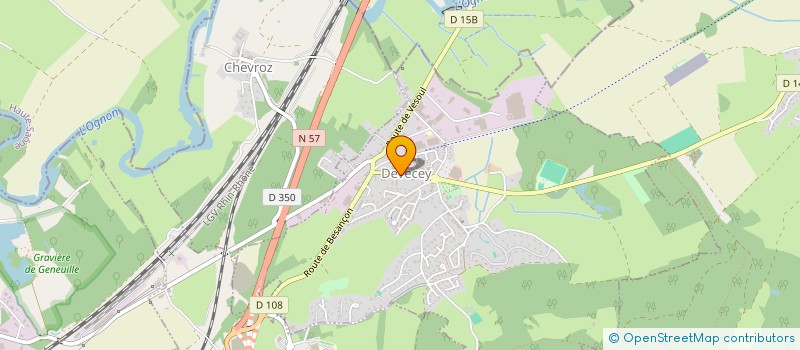 localisation de l'entreprise MADAME KARINE DEMASSUE  DEVECEY