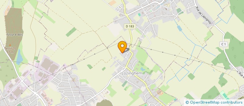 localisation de l'entreprise MADAME KARINE DESCAMPS  LOZINGHEM